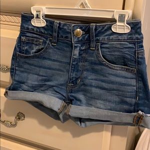 American eagle jean shorts. Size 00